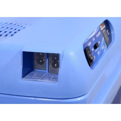 Kühlbox mit Display, 48 W, 230/12 V, 25 l, blau