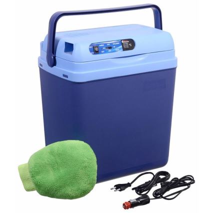 Kühlbox mit Display, 48 W, 230/12 V, 25 l, blau