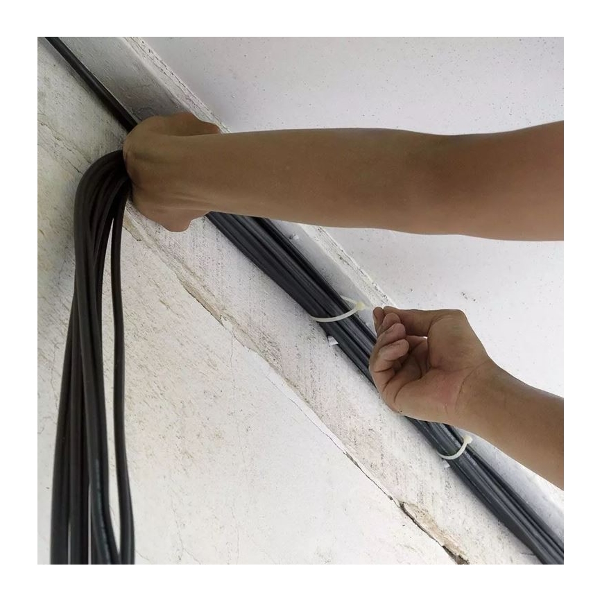 Kunststofffaltband 2,5x100mm 100Stk. weiß