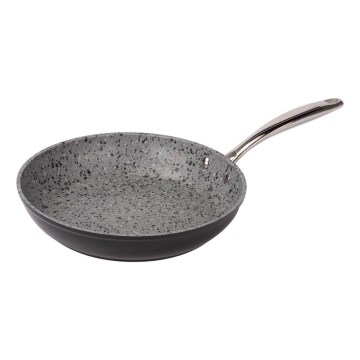 Lamart - Padella in granito 26 cm nero/grigio/acciaio inox