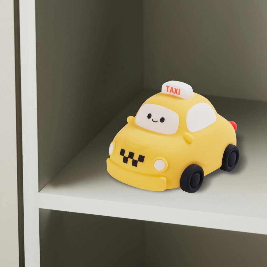 Lampada touch per bambini a LED dimmerabile TAXI LED/1W/5V USB 1200 mAh taxi giallo