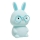 Lampada a LED RGBW dimmerabile per bambini FLORKA LED/1W/5V USB 1200 mAh coniglietto blu
