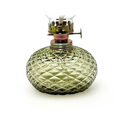 Lampada a olio Eliška 20 cm verde
