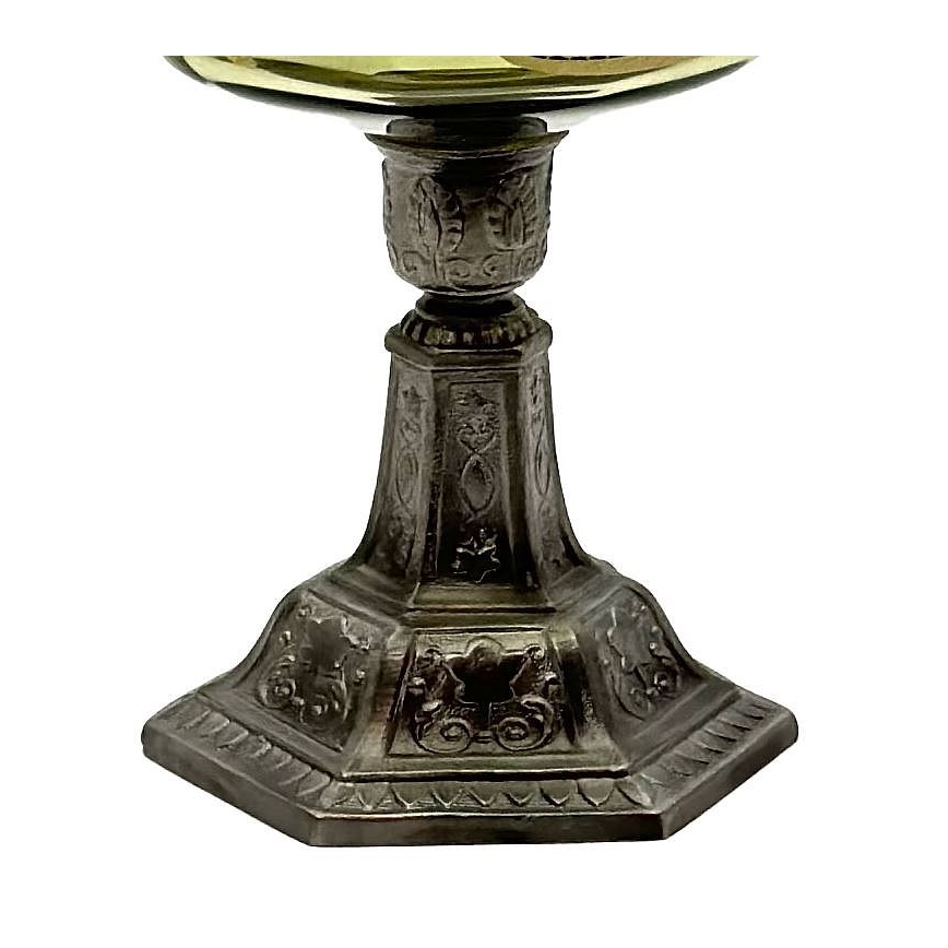 Lampada a olio LUDMILA 42 cm verde