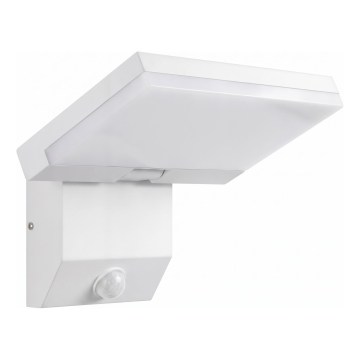 Lampada a parete per esterni LED con sensore di movimento LED/18W/230V IP44 bianco