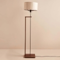 Lampada a piantana AYD 1xE27/40W/230V marrone/beige