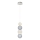 Lampada a sospensione a cavo CREMONA LED/7W/230V 3000K cromo opaco
