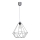 Lampada a sospensione BASKET 1xE27/60W/230V grigio