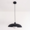 Lampada a sospensione con cavo ECLIPSE 1xE27/15W/230V nera