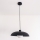 Lampada a sospensione con cavo ECLIPSE 1xE27/15W/230V nera