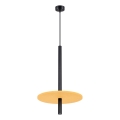 Lampada a sospensione con cavo FELTRO 1xG9/8W/230V nero/giallo