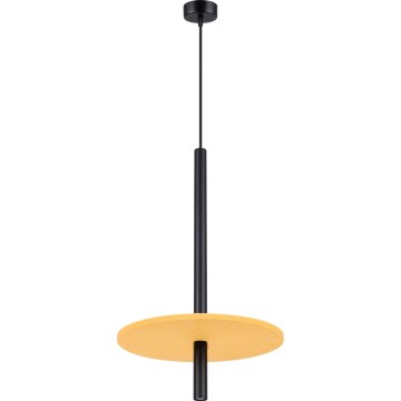 Lampada a sospensione con cavo FELTRO 1xG9/8W/230V nero/giallo