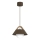Lampada a sospensione con cavo FUNDA 1xE27/15W/230V, marrone