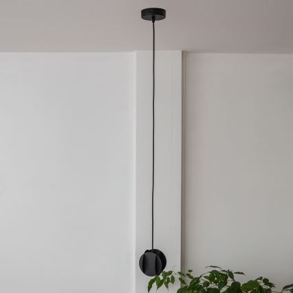 Lampada a sospensione con cavo GAMBIT 1xGU10/10W/230V nera
