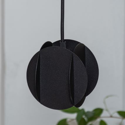 Lampada a sospensione con cavo GAMBIT 1xGU10/10W/230V nera