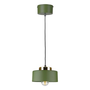 Lampada a sospensione con cavo IGNIA 1xE27/60W/230V verde