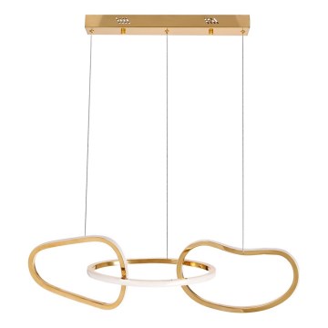 Lampada a sospensione con cavo LED ANNELI LED/30W/230V 80 cm, oro