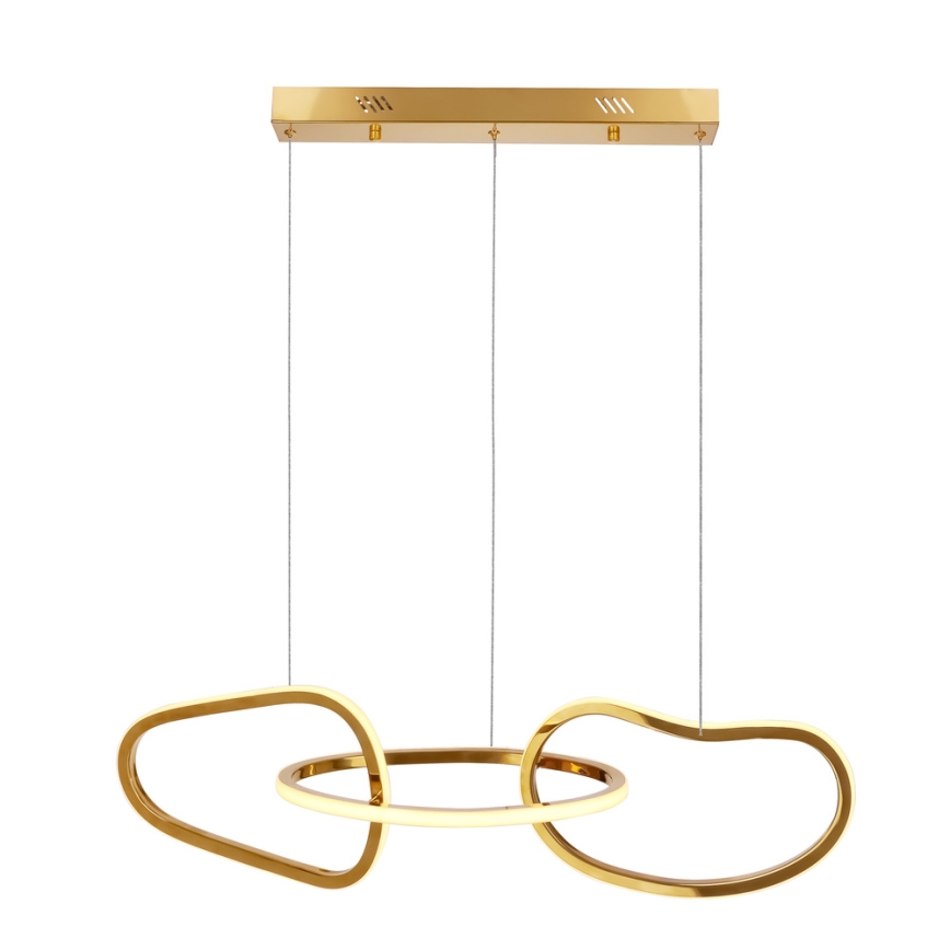 Lampada a sospensione con cavo LED ANNELI LED/30W/230V 80 cm, oro