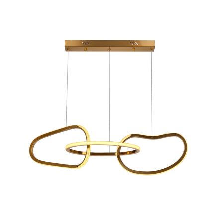 Lampada a sospensione con cavo LED ANNELI LED/30W/230V 80 cm, oro