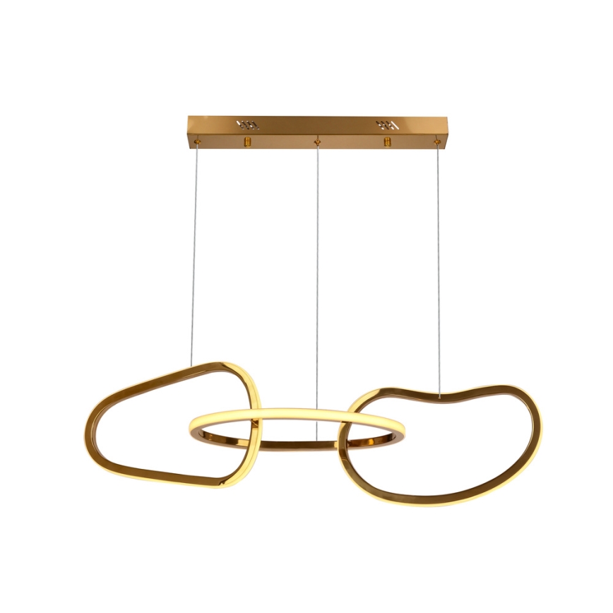 Lampada a sospensione con cavo LED ANNELI LED/30W/230V 80 cm, oro