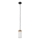 Lampada a sospensione con cavo MARKUS 1xE27/15W/230V nero/rovere