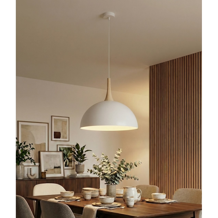 Lampada a sospensione con cavo NAUTICA 1xGX53/12W/230V bianca