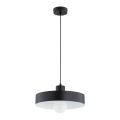 Lampada a sospensione con cavo NEVERA 1xE27/15W/230V nera