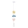 Lampada a sospensione con cavo per cameretta TRIO 1xE27/20W/230V giallo/blu/rosa