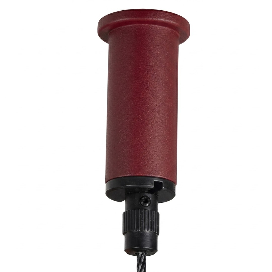 Lampada a sospensione con cavo PIATTO 1xGX53/15W/230V Ø 35 cm bordeaux