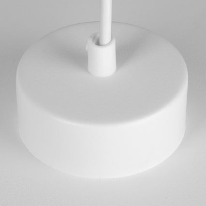 Lampada a sospensione con cavo PIATTO 1xGX53/15W/230V Ø 45 cm bianca