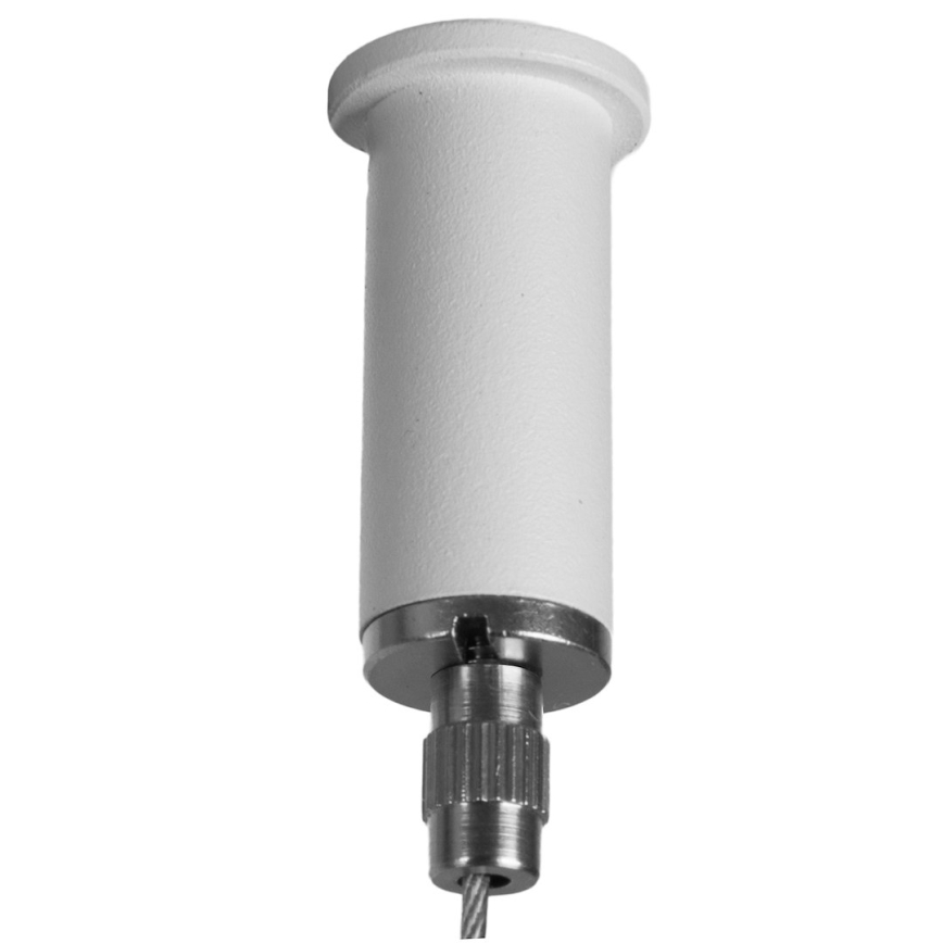 Lampada a sospensione con cavo PIATTO 1xGX53/15W/230V Ø 45 cm bianca