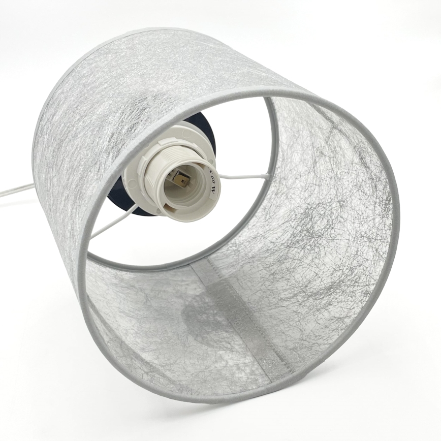 Lampada a sospensione con cavo ROSA 1xE27/60W/230V nero/grigio