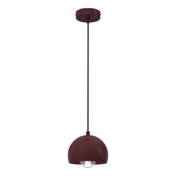 Lampada a sospensione con cavo SOOL 1xE27/15W/230V Ø 15 cm bordeaux