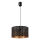 Lampada a sospensione con cavo ULLE 1xE27/15W/230V, nera