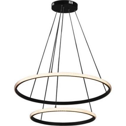 Lampadario LED dimmerabile a sospensione con cavo LED/55W/230V 3000-6500K Ø 60 cm + telecomando