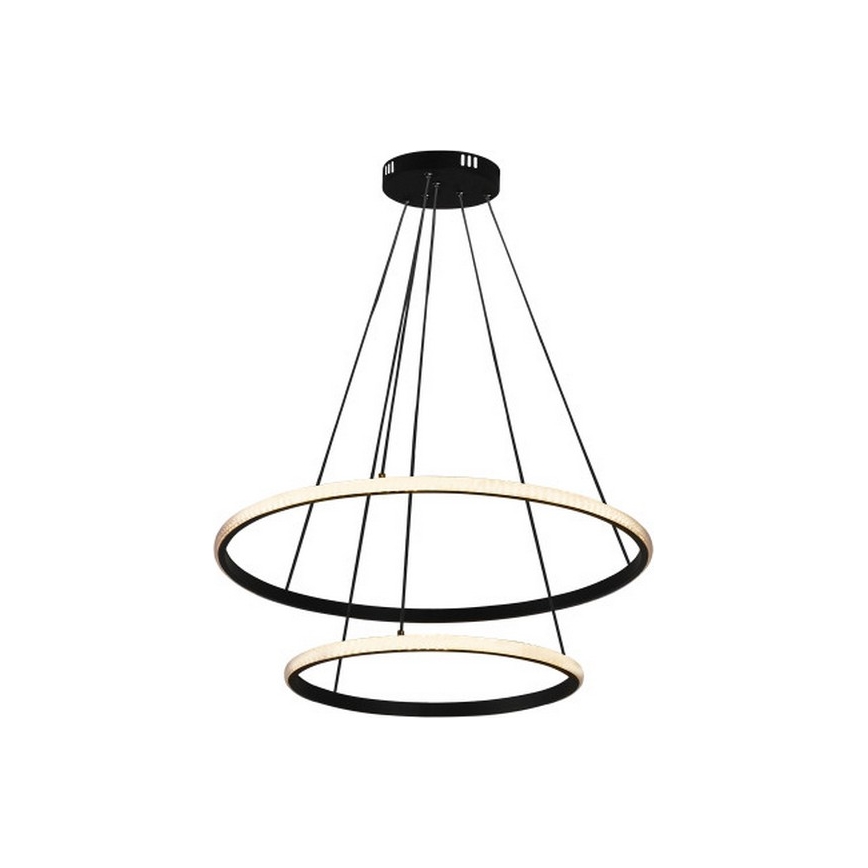 Lampadario LED dimmerabile a sospensione con cavo LED/55W/230V 3000-6500K Ø 60 cm + telecomando