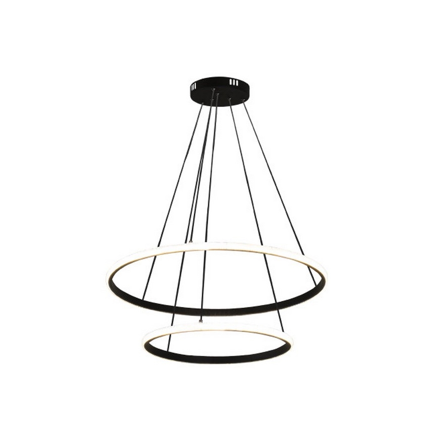 Lampadario LED dimmerabile a sospensione con cavo LED/55W/230V 3000-6500K Ø 60 cm + telecomando