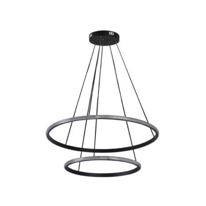 Lampadario LED dimmerabile a sospensione con cavo LED/55W/230V 3000-6500K Ø 60 cm + telecomando