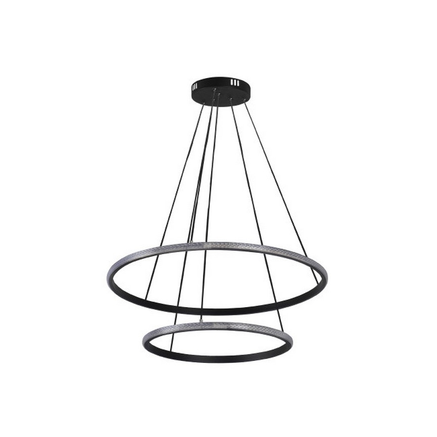 Lampadario LED dimmerabile a sospensione con cavo LED/55W/230V 3000-6500K Ø 60 cm + telecomando