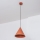Lampada a sospensione ETNA II 1xE27/15W/230V Ø 18,5 cm arancione