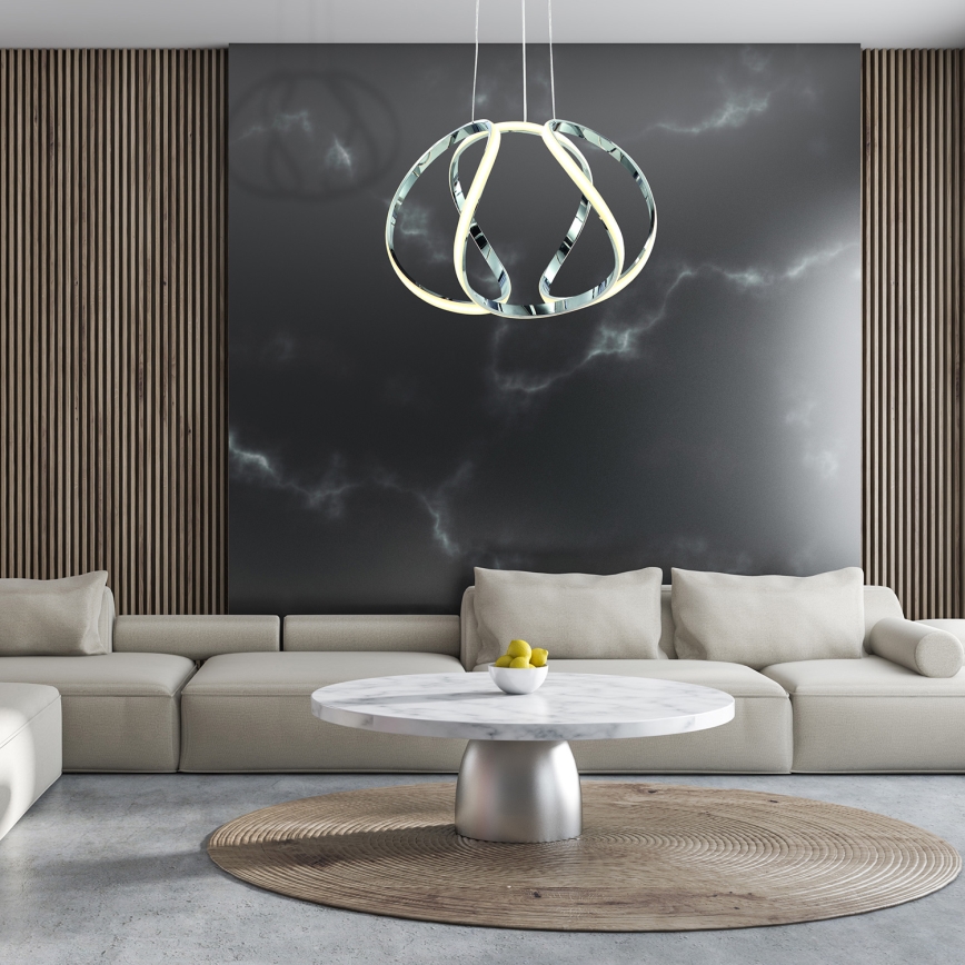 Lampada a sospensione LED a cavo GLOBE LED/50W/230V