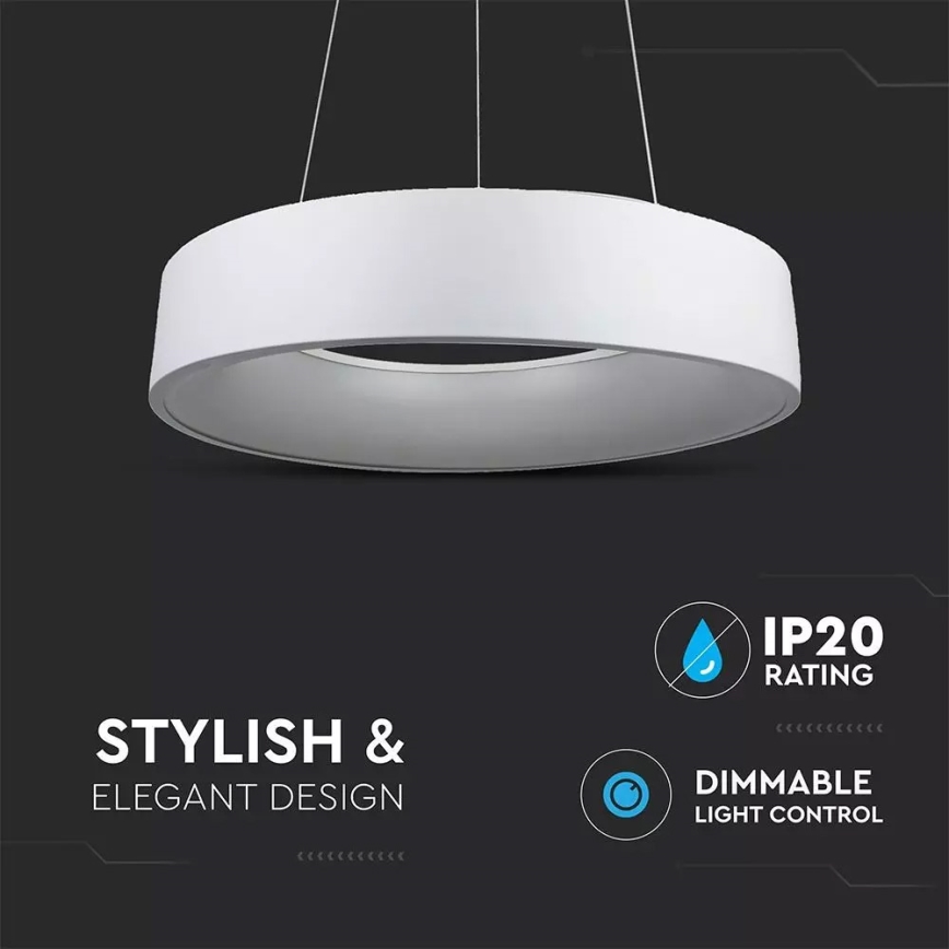 Lampada a sospensione LED dimmerabile su cavo LED/30W/230V