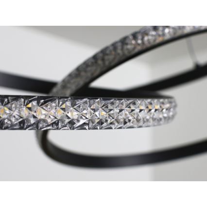 Lampadario a sospensione LED dimmerabile su cavo LED/90W/230V 3000-6500K Ø 47 cm + telecomando