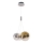 Lampada a sospensione LED ENNA su cavo 3xG9/5W/230V 3000K fumé/dorata