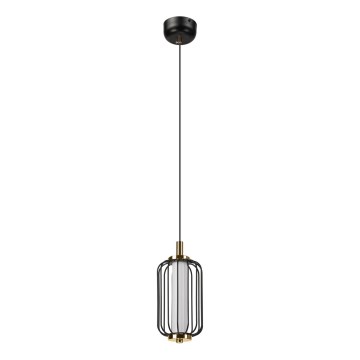 Lampada a sospensione LED su cavo BONNIE LED/10W/230V 3000K nera