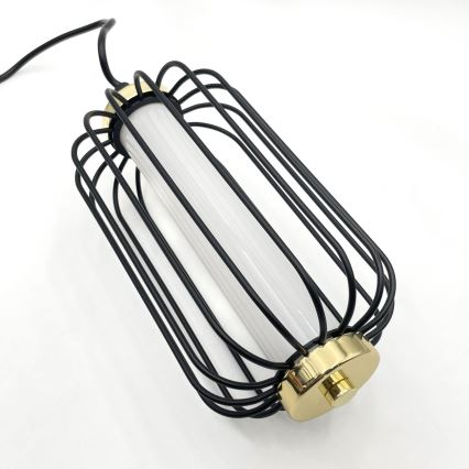Lampada a sospensione LED su cavo BONNIE LED/10W/230V 3000K nera