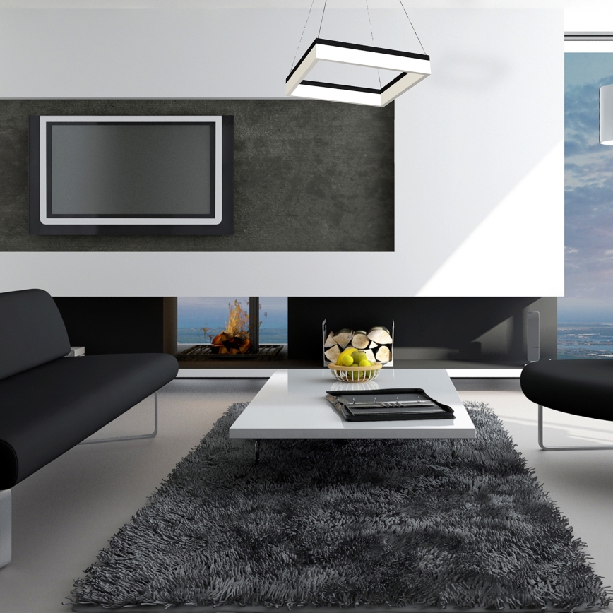 Lampada a sospensione LED su cavo NERO LED/32W/230V