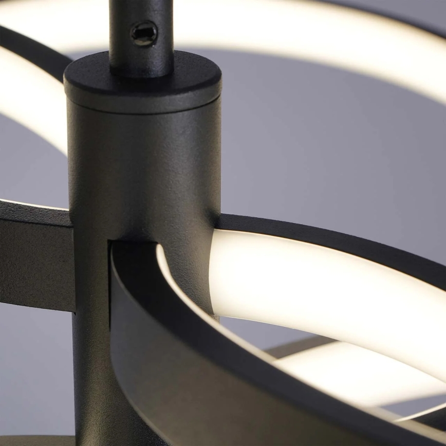 Lampada a sospensione LED su cavo RIBBON LED/37W/230V 4000K nero