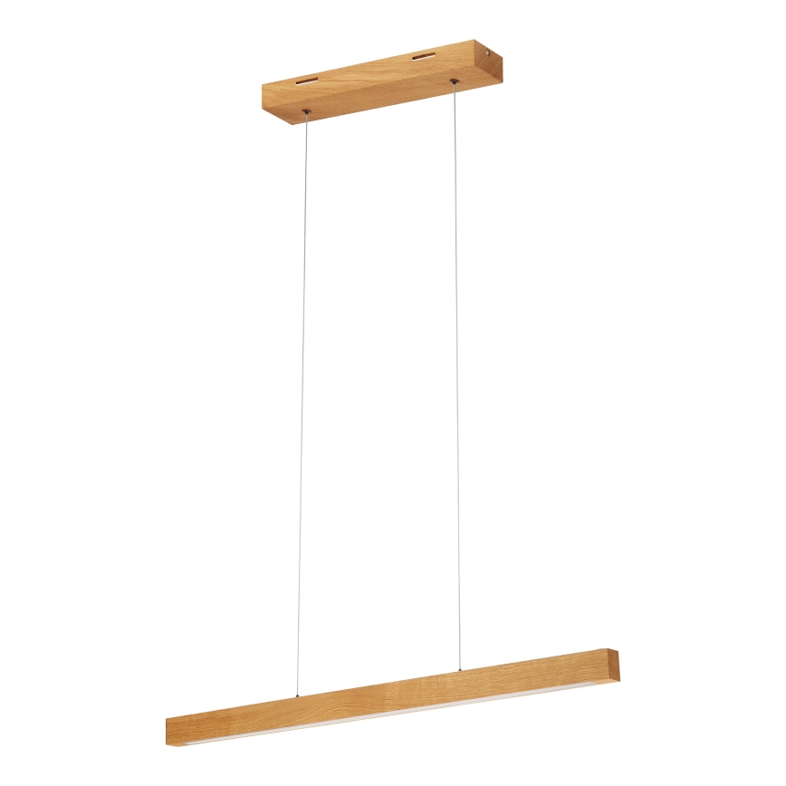 Lampada a sospensione LED su cavo VERDE LED/18W/230V 3000K 76 cm rovere