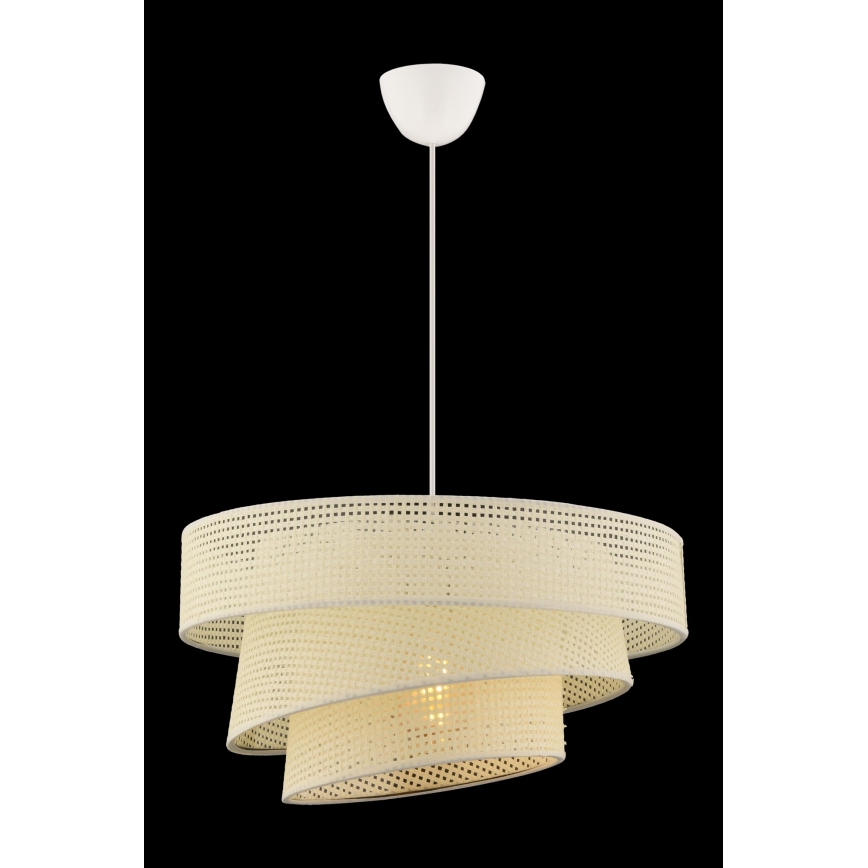Lampada a sospensione su cavo COUPER 1xE27/60W/230V bianca